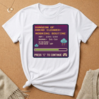 Dungeon of Dread Cleared: Morning Routine Game Tee