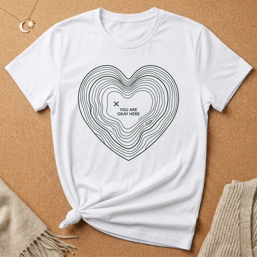 Heart Topography Tee