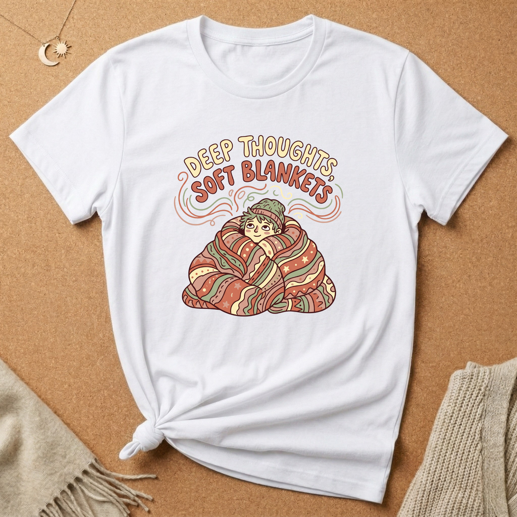 Deep Thoughts, Soft Blankets Tee