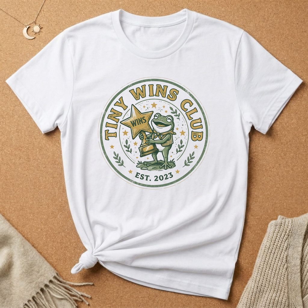 Tiny Wins Club Frog Tee