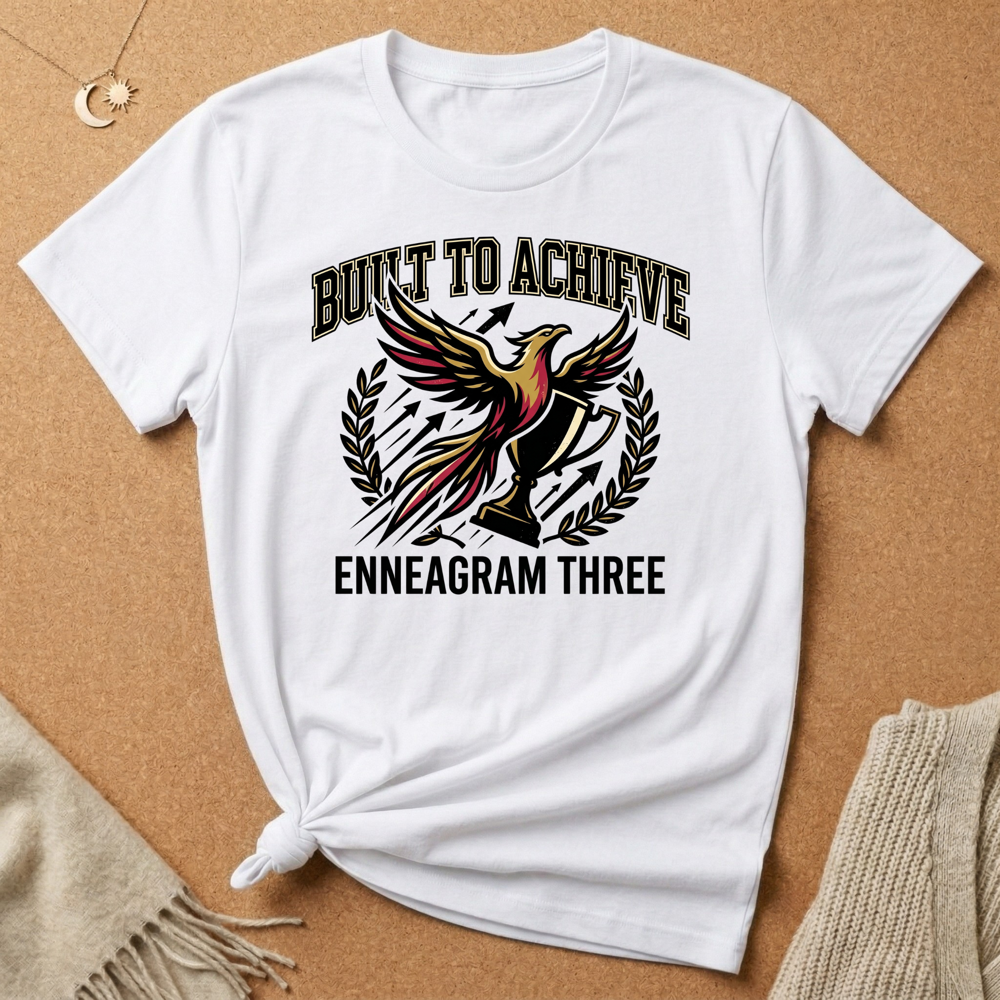 Enneagram Three Built To Achieve Tee