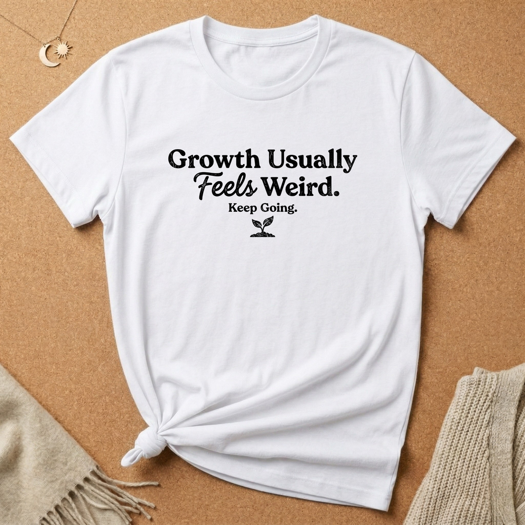 Growth Feels Weird Tee