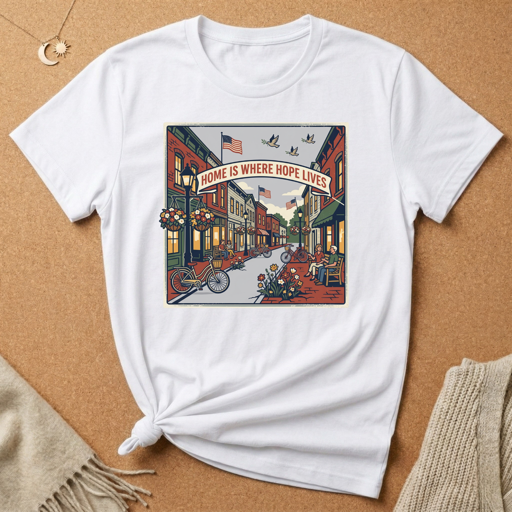 Home Is Where Hope Lives USA Tee