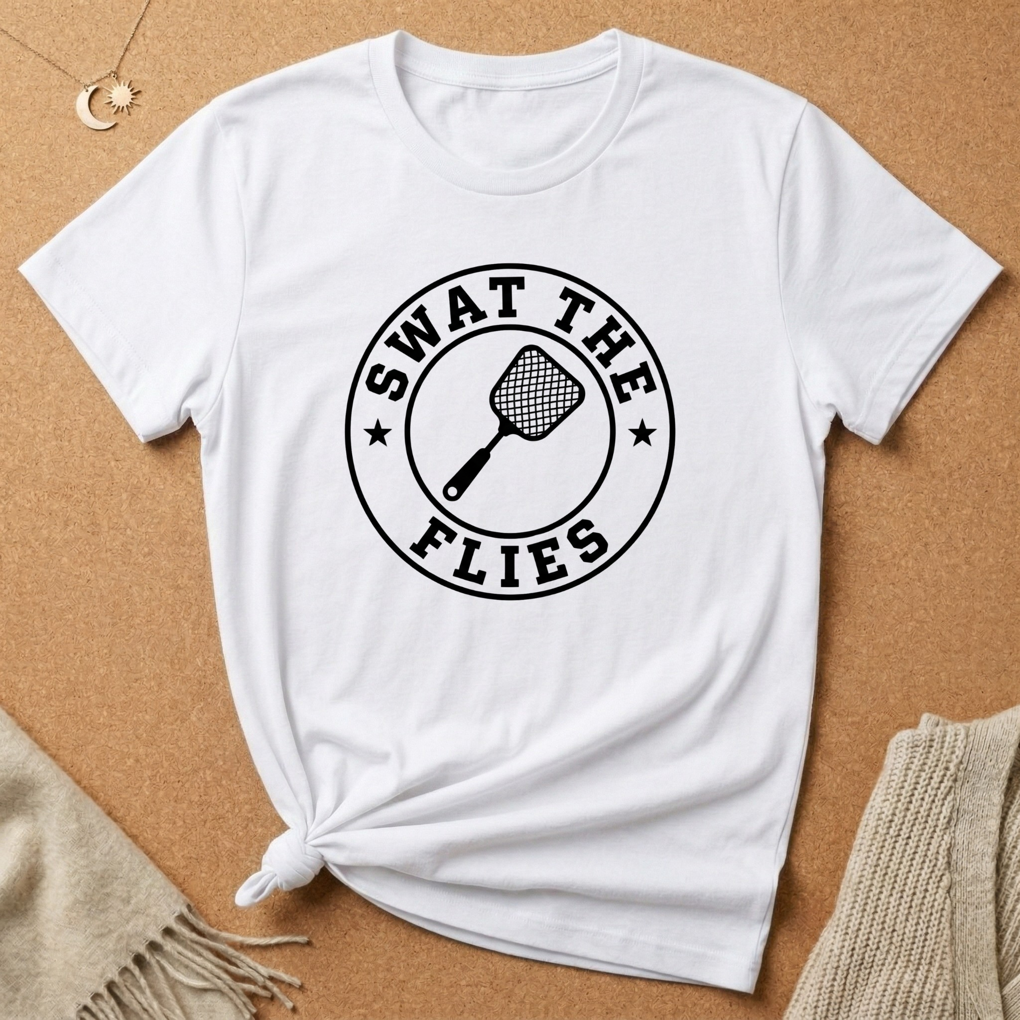 Swat the Flies Badge Tee