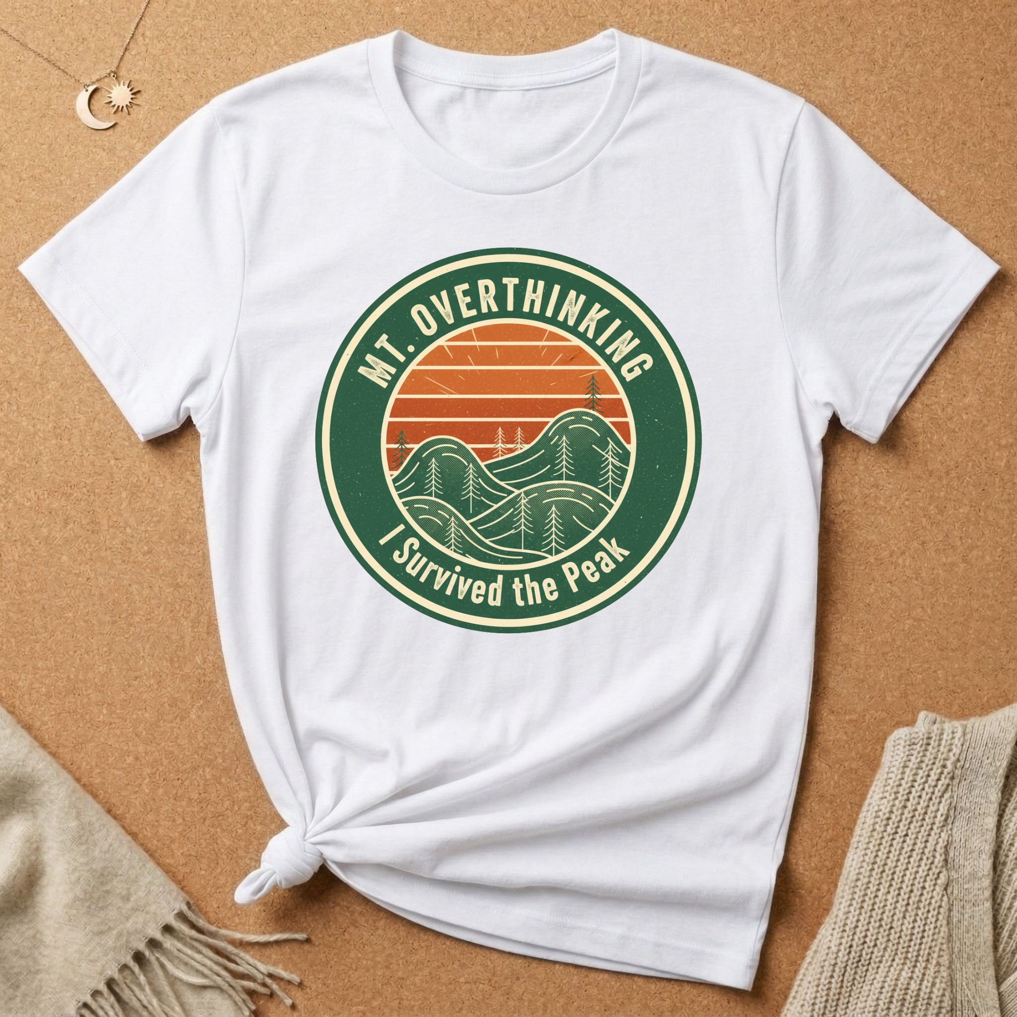 Mt. Overthinking: I Survived the Peak Tee