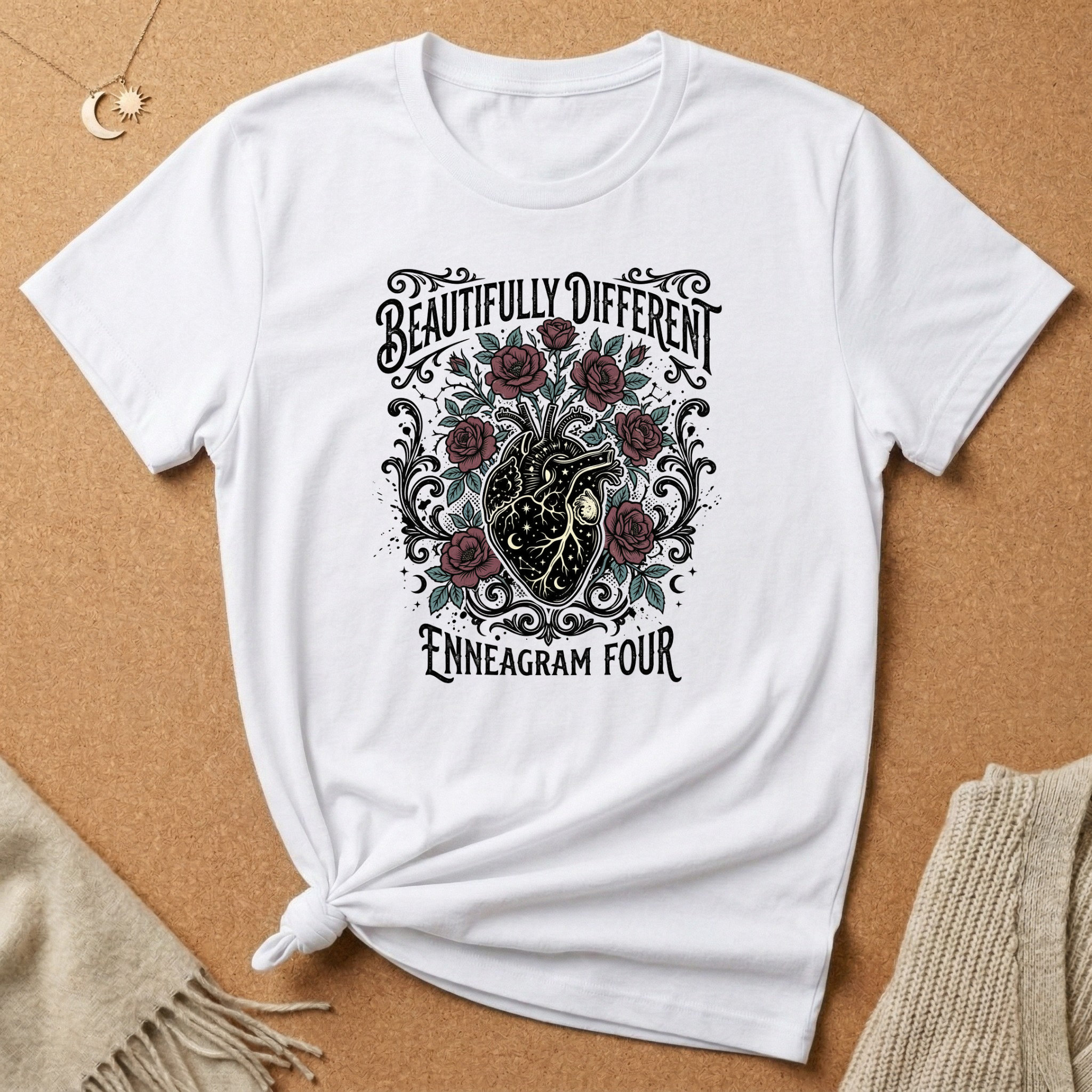 Enneagram Four Beautifully Different Tee