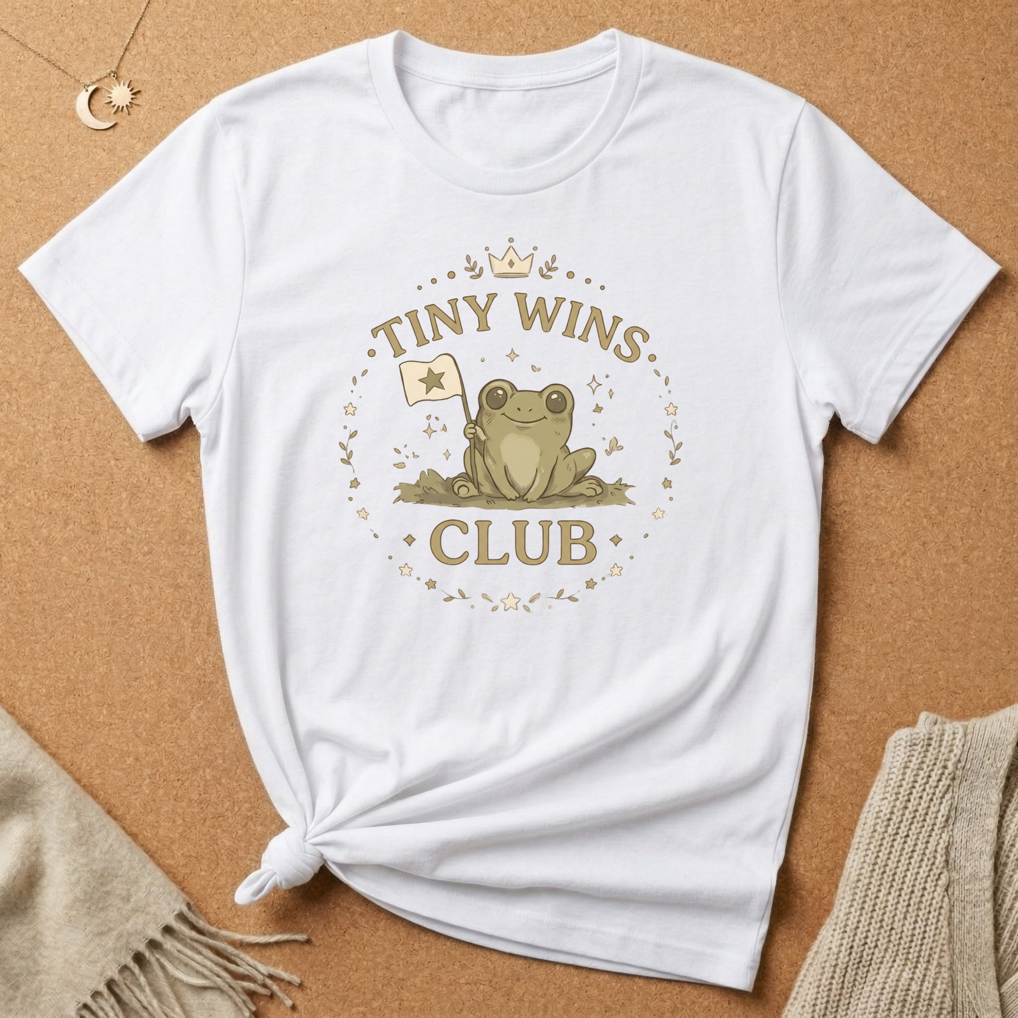 Tiny Wins Cute Frog Tee