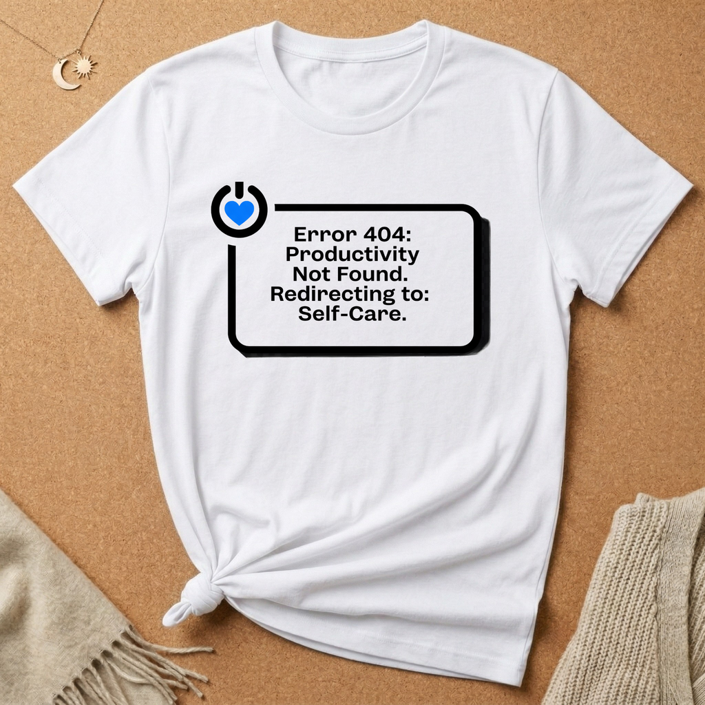 Error 404: Redirecting to Self-Care Tee