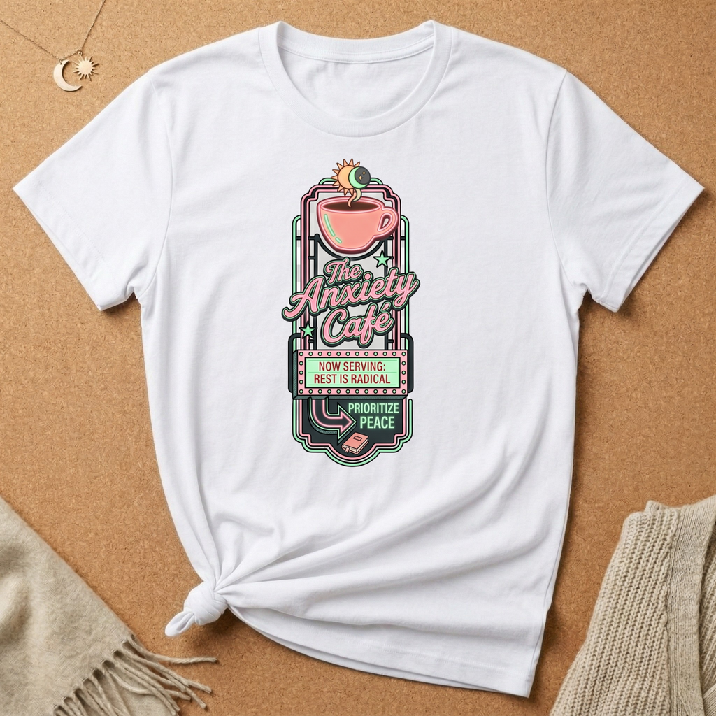 Rest Is Radical Anxiety Cafe Tee
