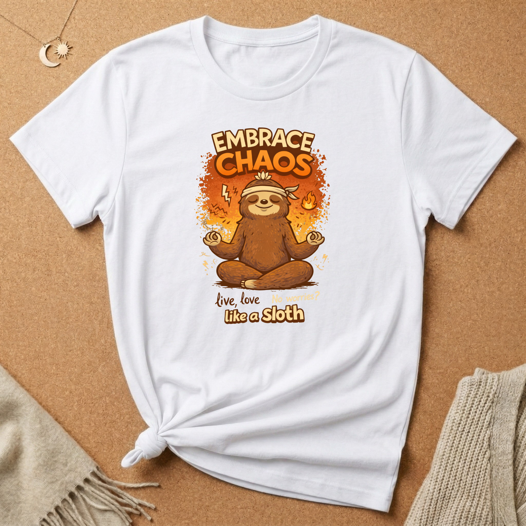 Embrace Chaos Sloth Tee