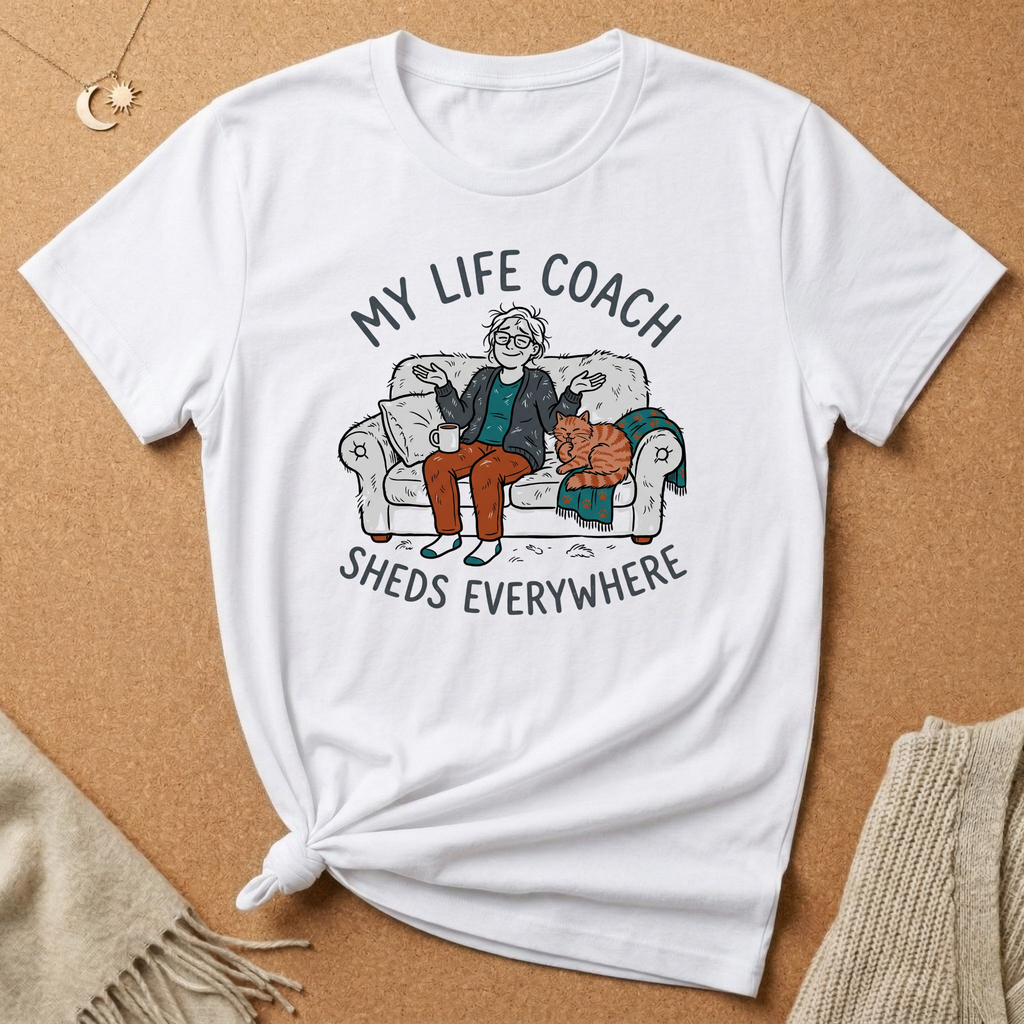 My Life Coach Sheds Everywhere Tee