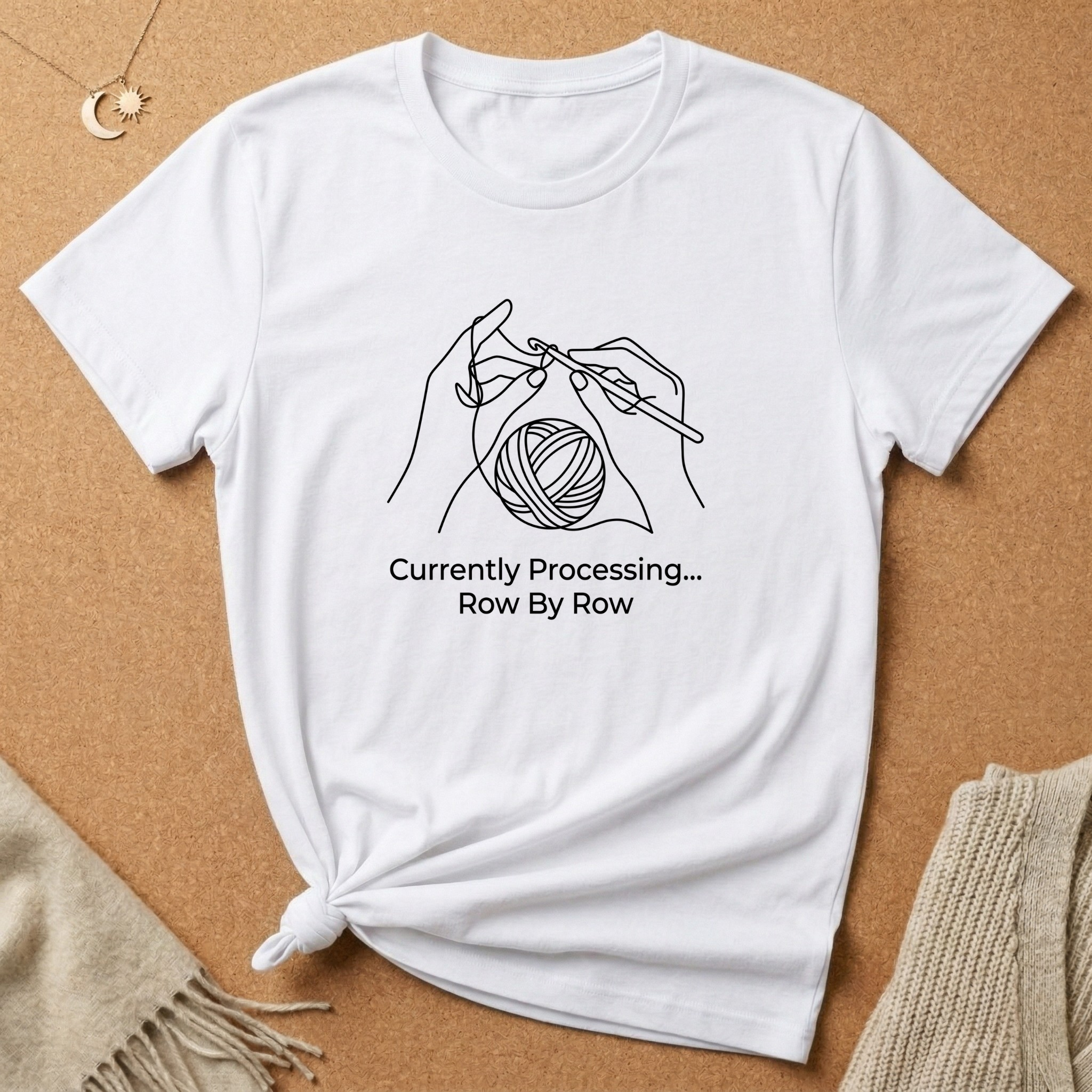 Processing Row by Row Crochet Tee