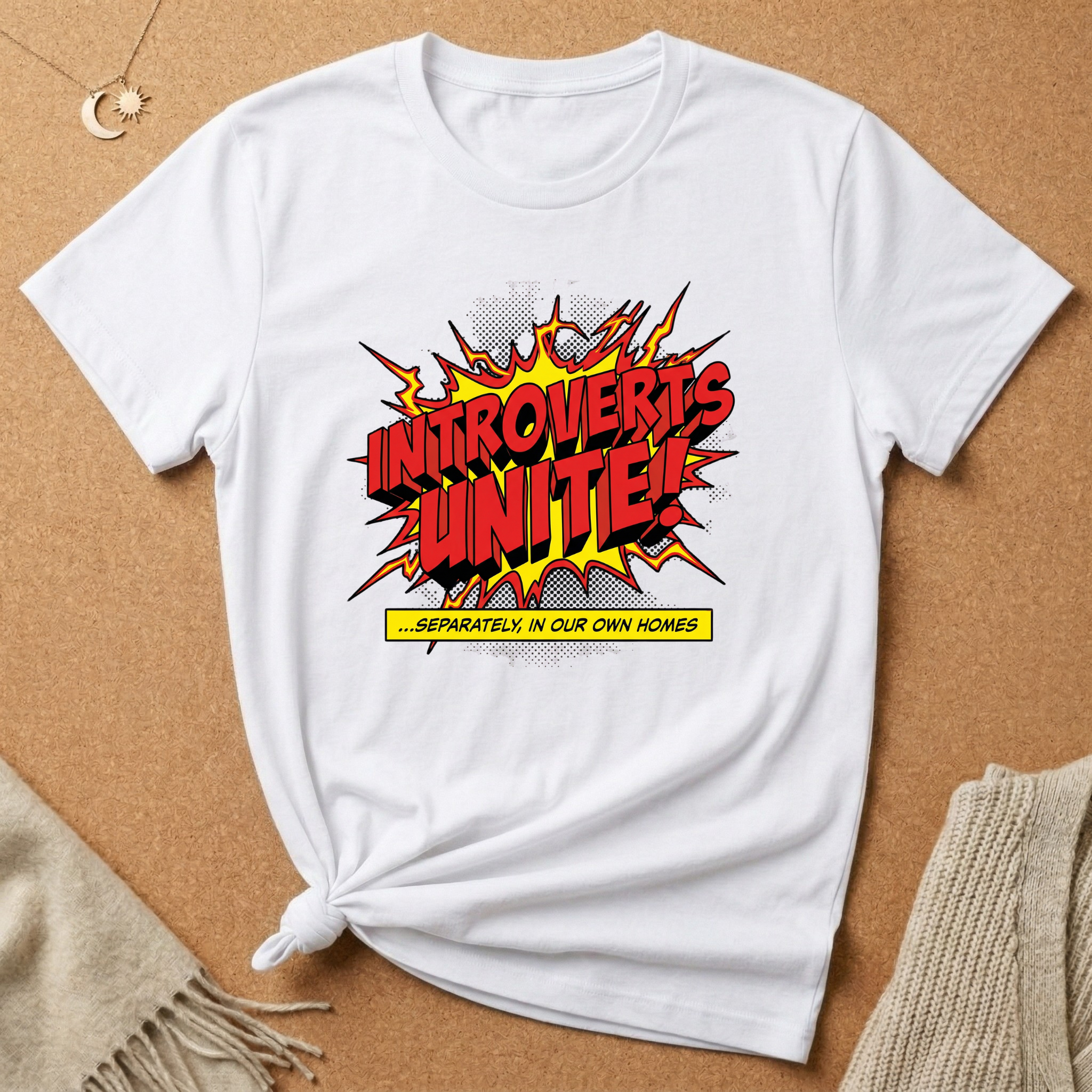 Introvert's Unite! Comic Tee
