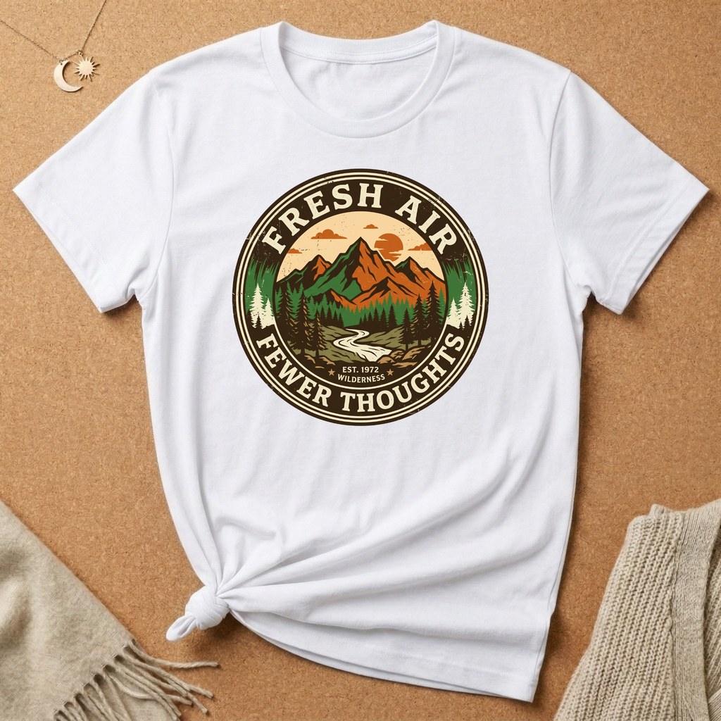 Fresh Air, Fewer Thoughts Tee