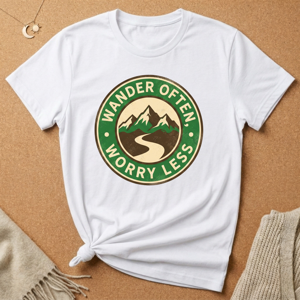 Wander Often, Worry Less Tee