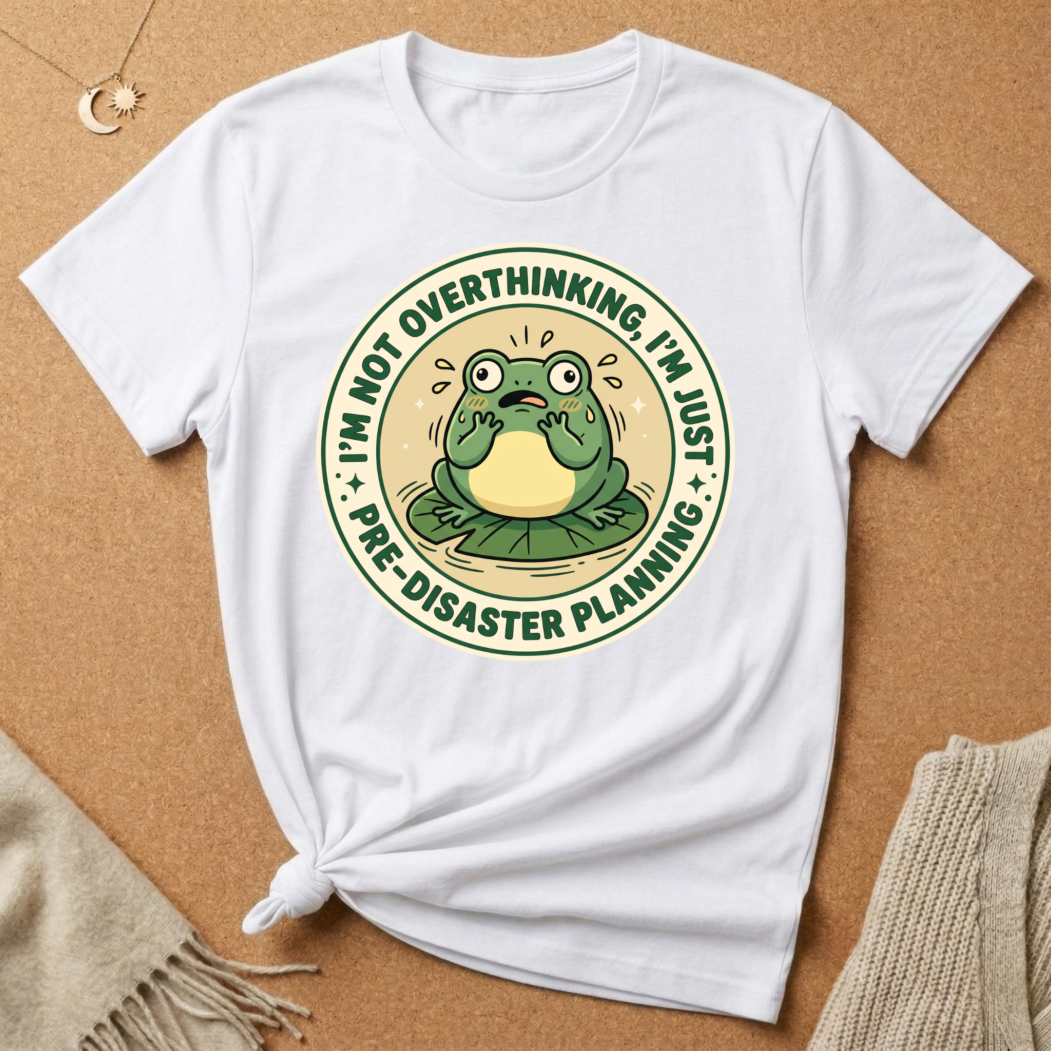 Not Overthinking Frog Tee