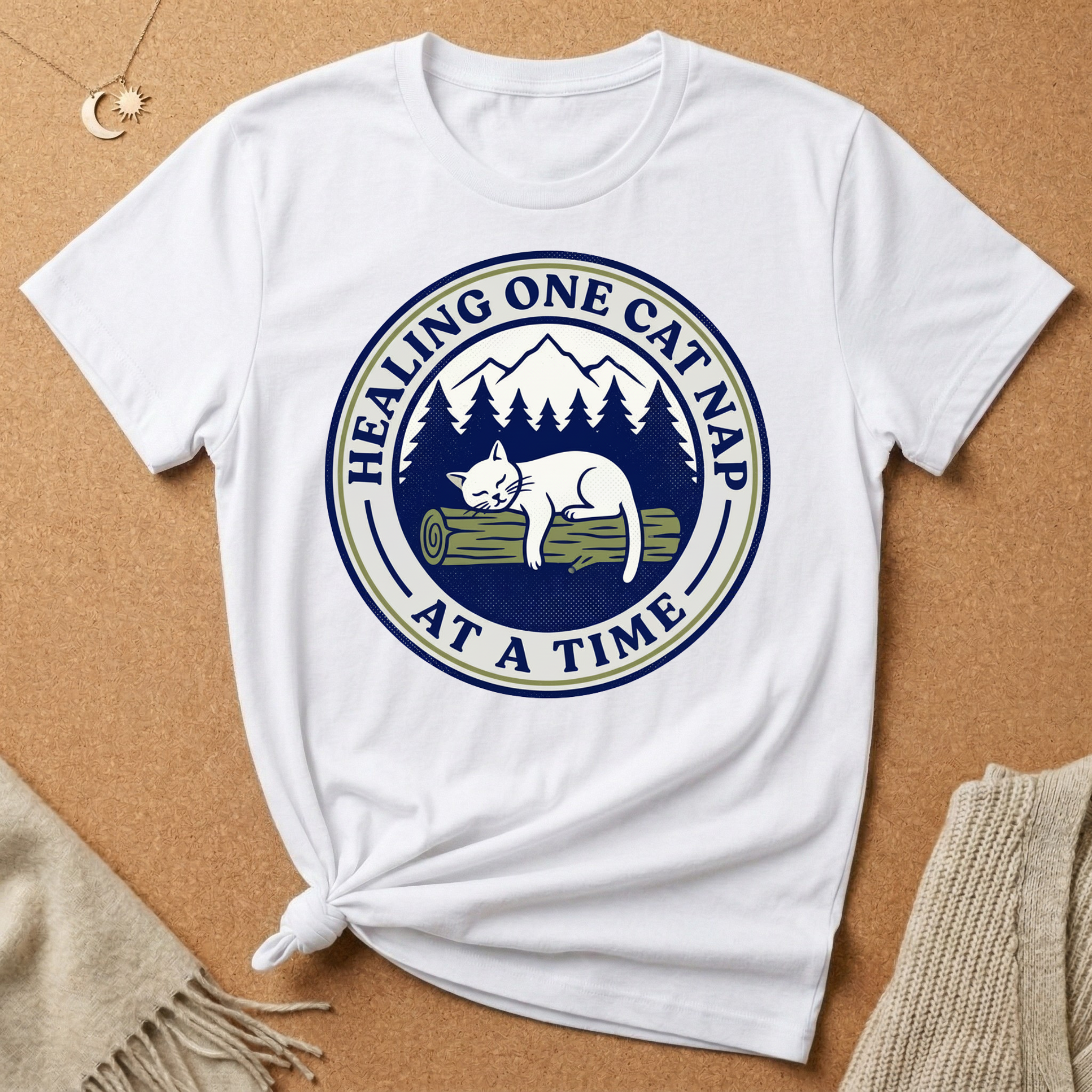 Healing One Cat Nap at a Time Tee