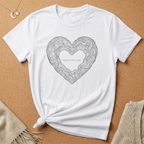 Heart Topography Healing Is Not Linear Tee