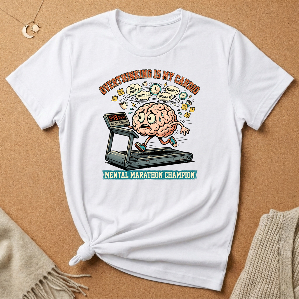 Mental Marathon Champion on Treadmill Tee