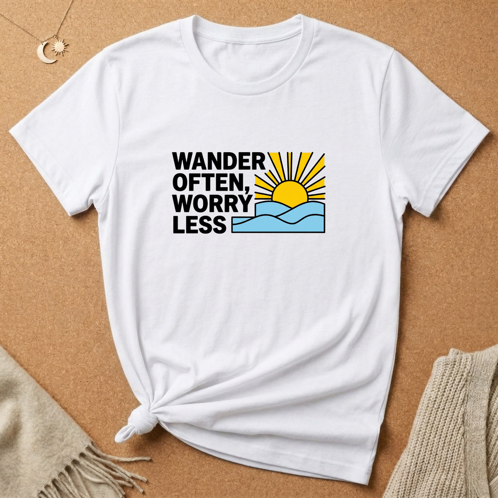 Wonder Often, Worry Less Tee