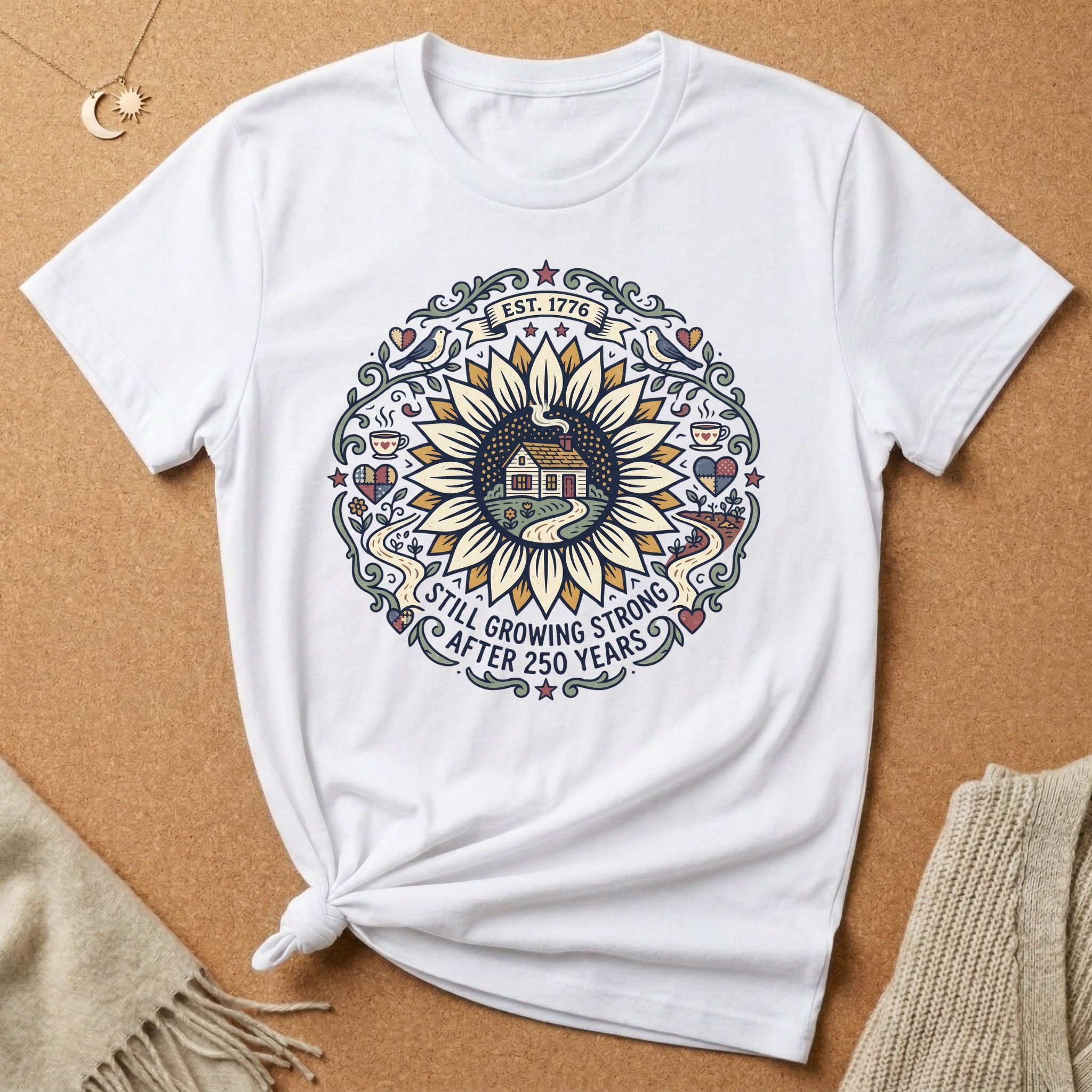 Still Growing Strong America 250 Years Tee