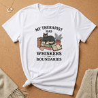 Whiskers and Boundaries Cat Tee