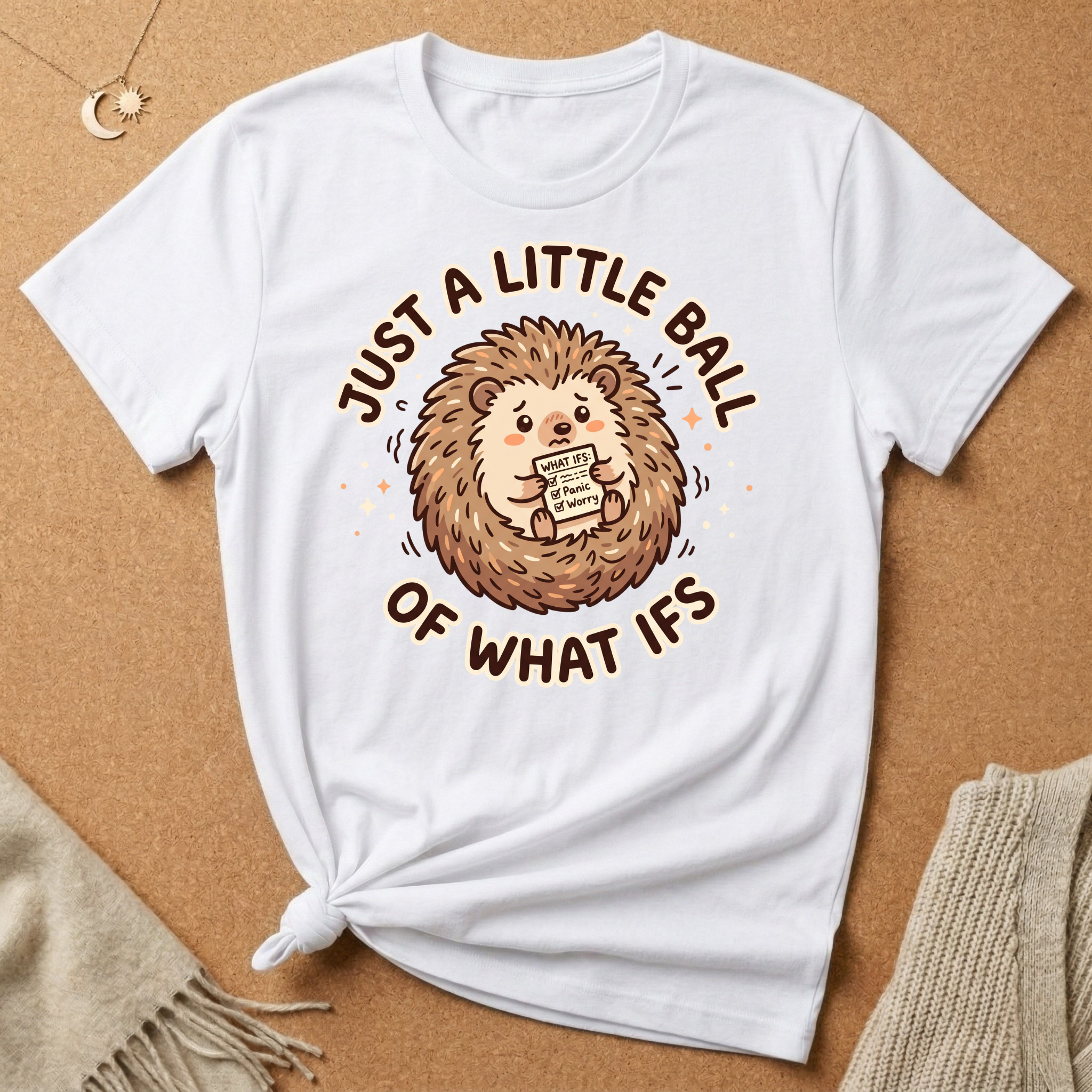 Just a Little Ball of What Ifs Hedgehog Tee
