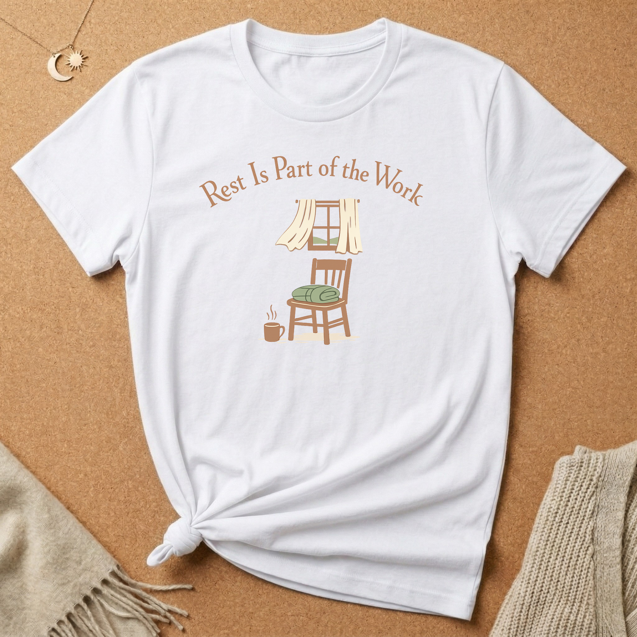 Rest is Part of the Work Cottagecore Tee