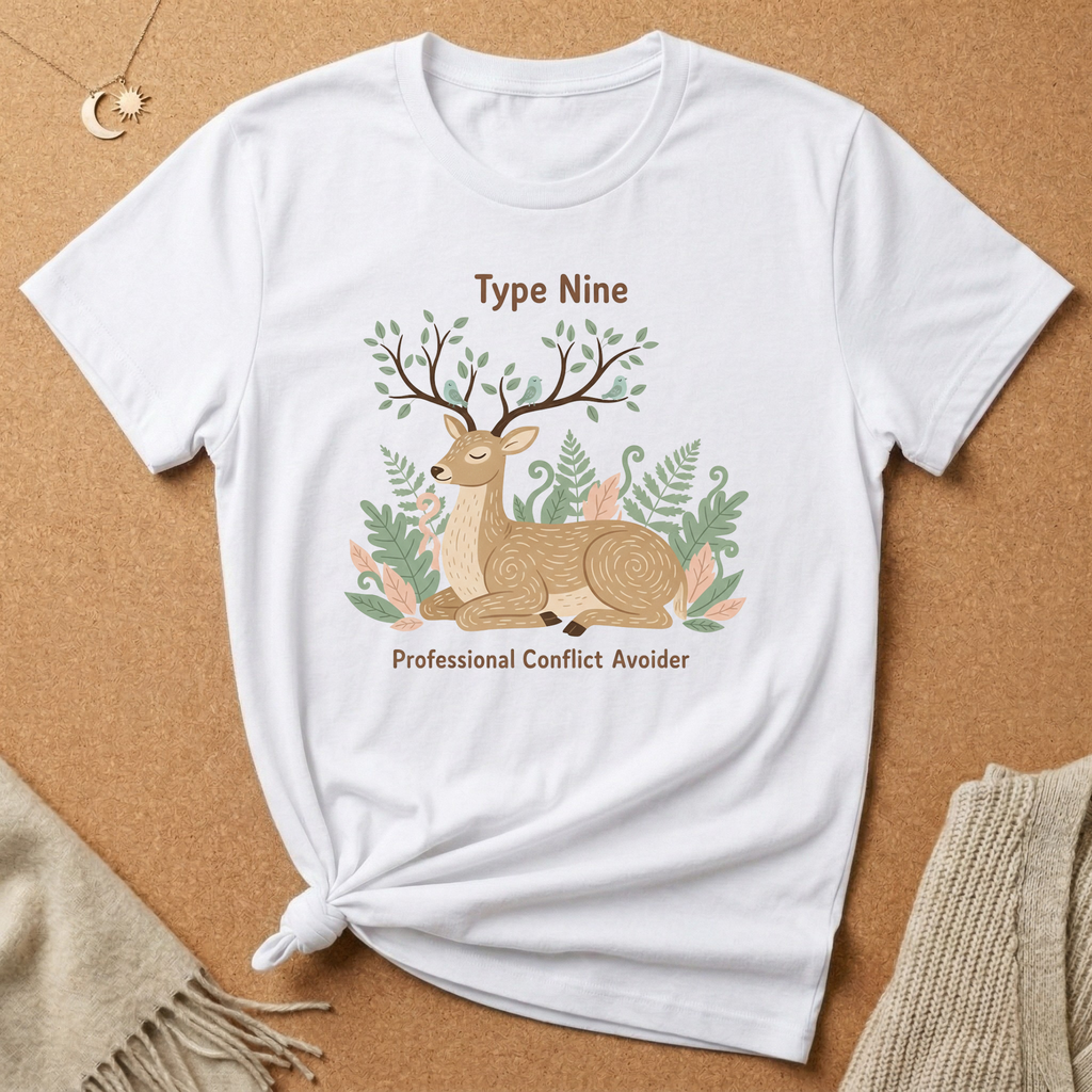 Type Nine. Professional Conflict Avoider Tee