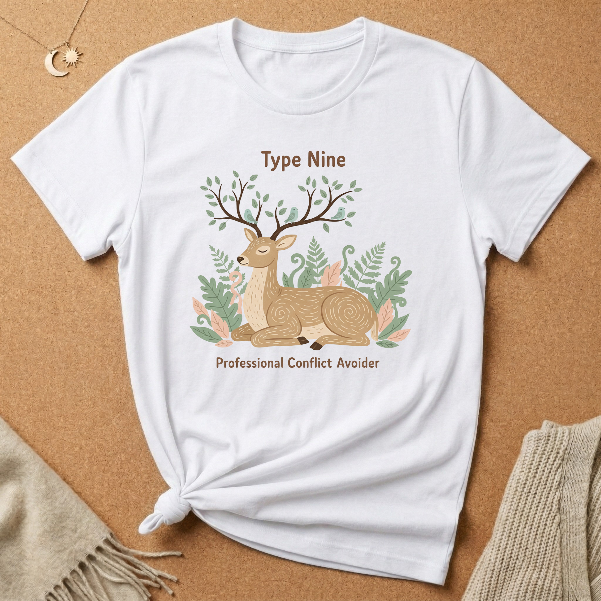 Type Nine. Professional Conflict Avoider Tee