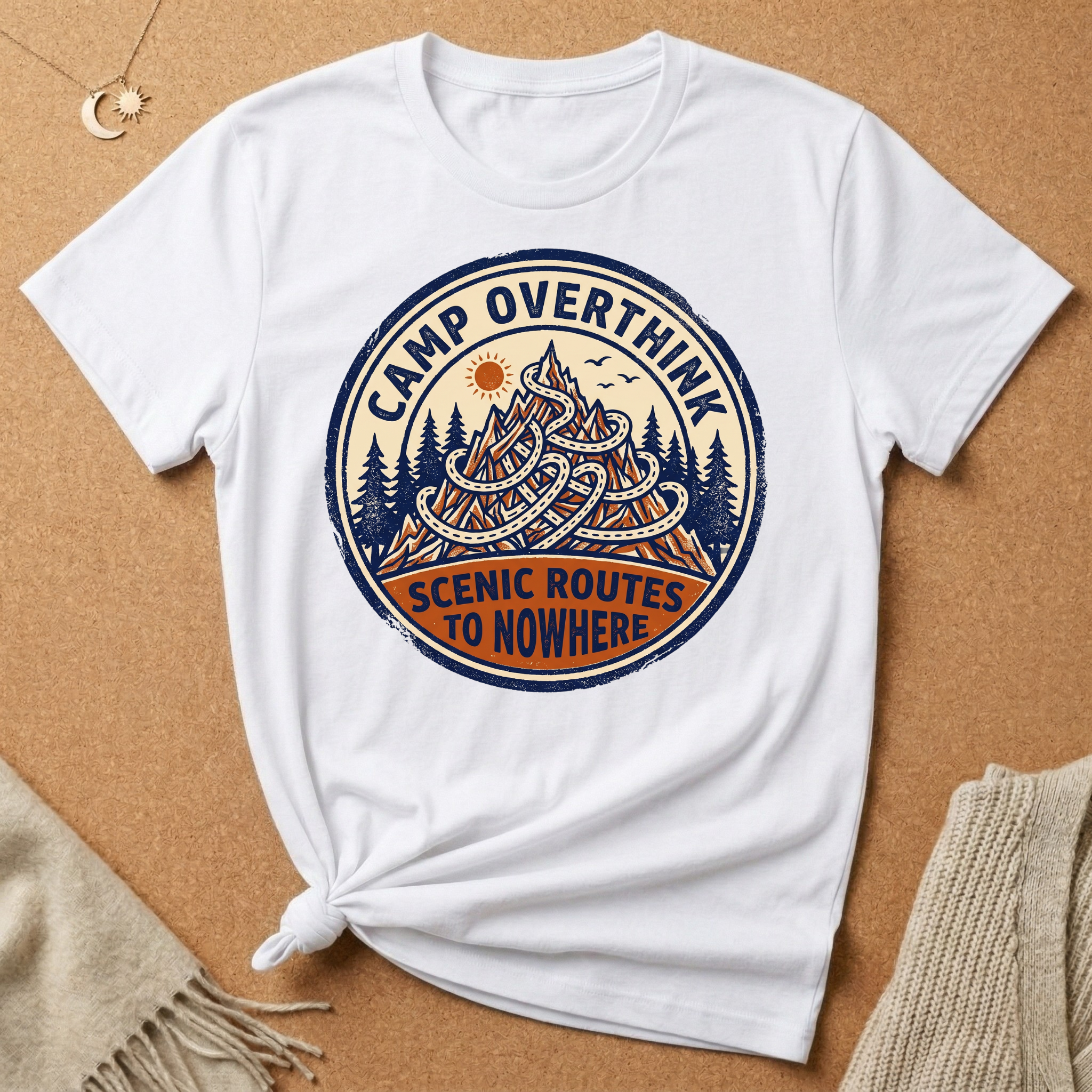 Camp Overthink Scenic Routes to Nowhere Tee