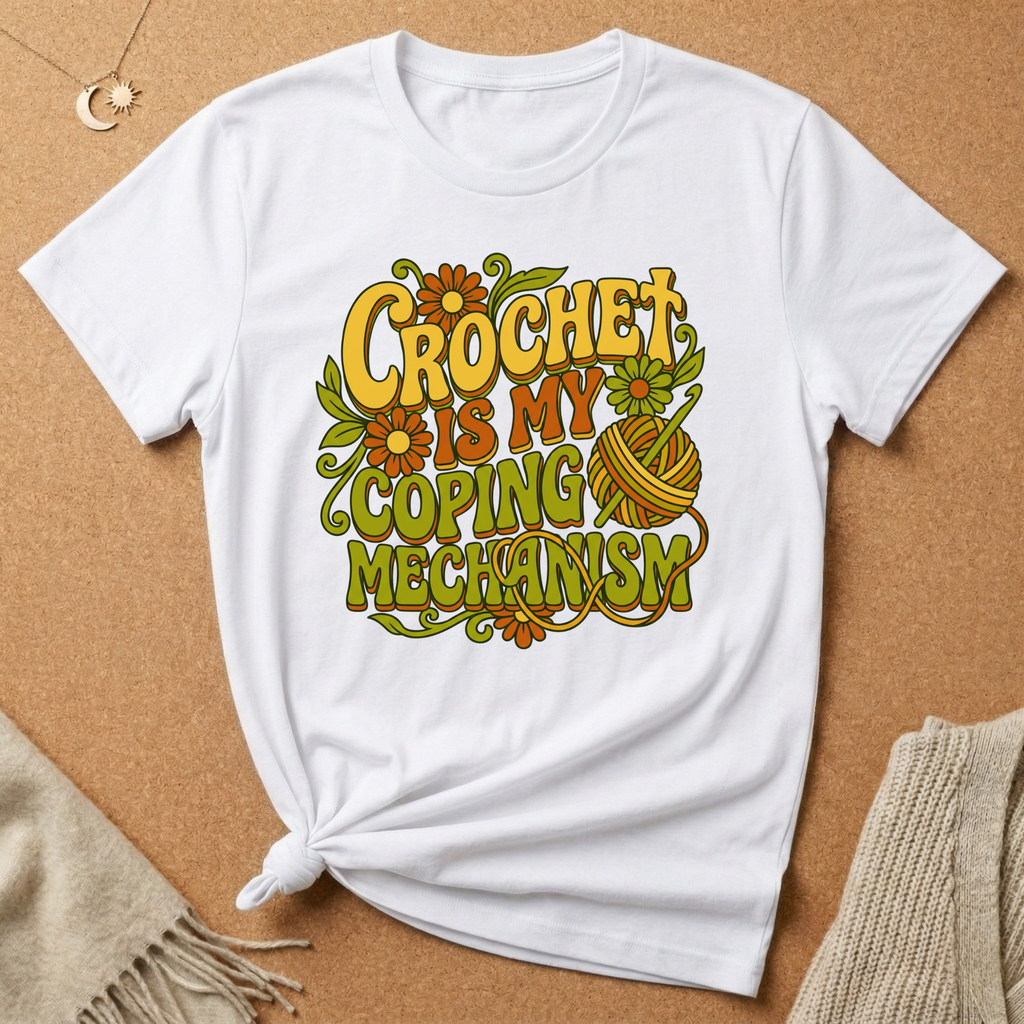 Crochet Is My Coping Mechanism Tee