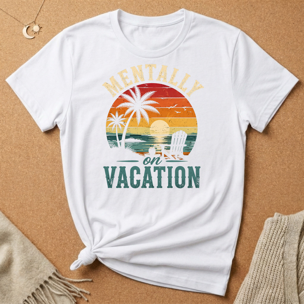 Mentally On Vacation Tee