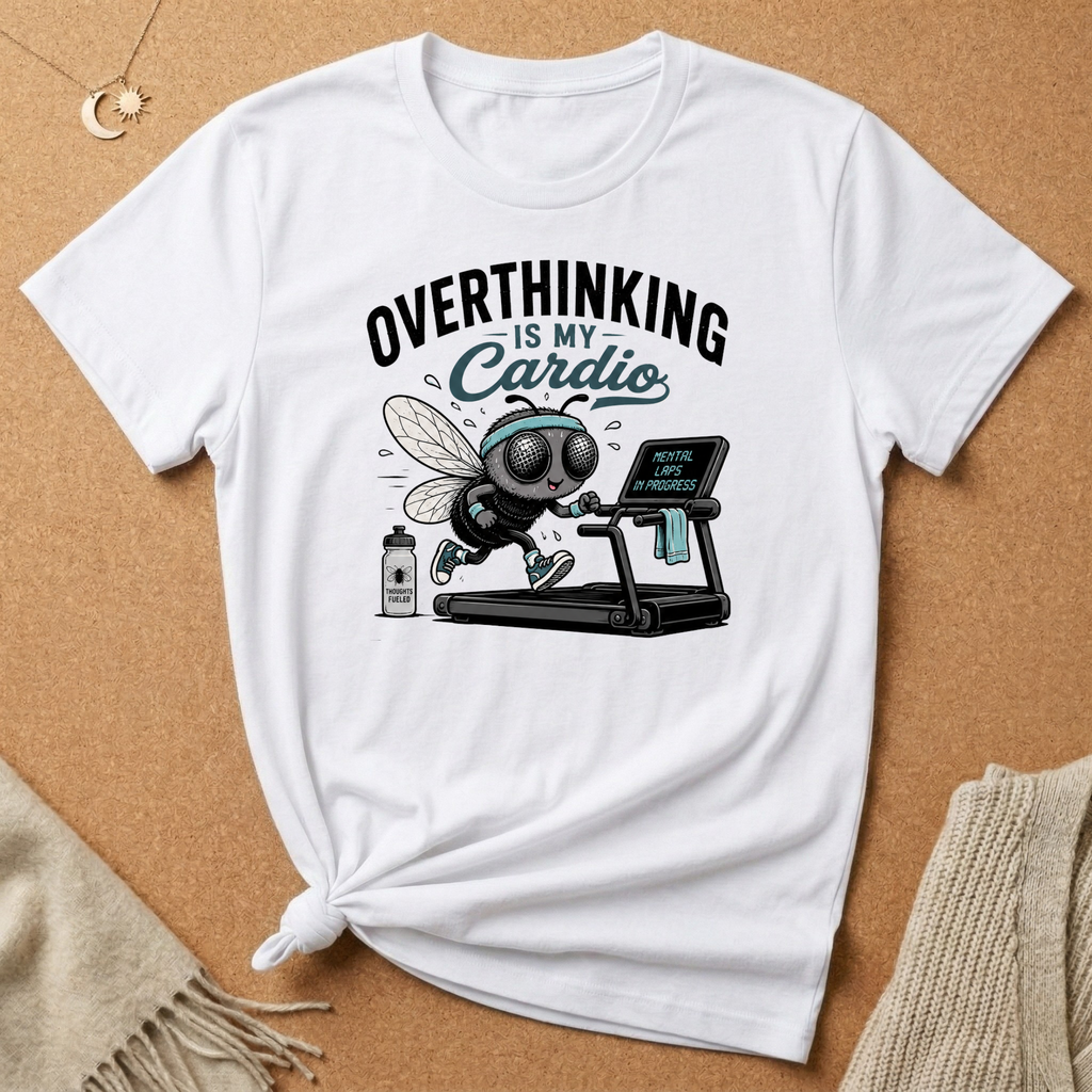 Overthinking Is My Cardio Fly Tee