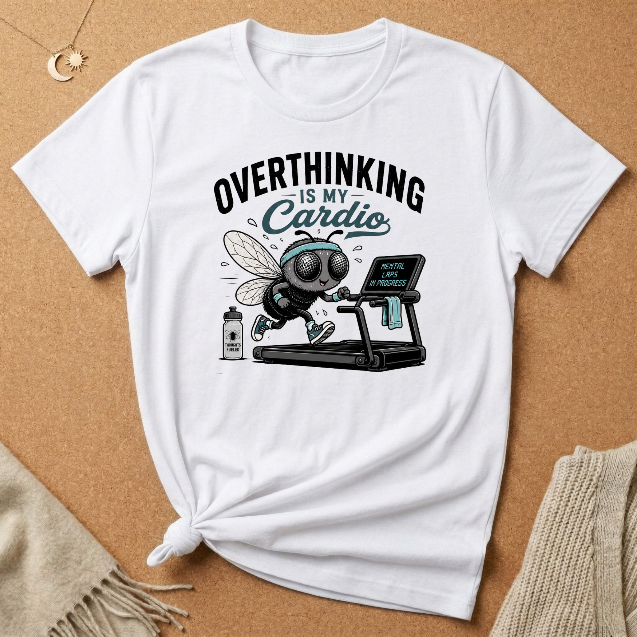 Overthinking Is My Cardio Fly Tee