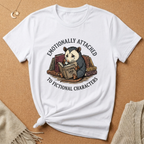 Emotionally Attached to Fictional Characters Opossum Tee