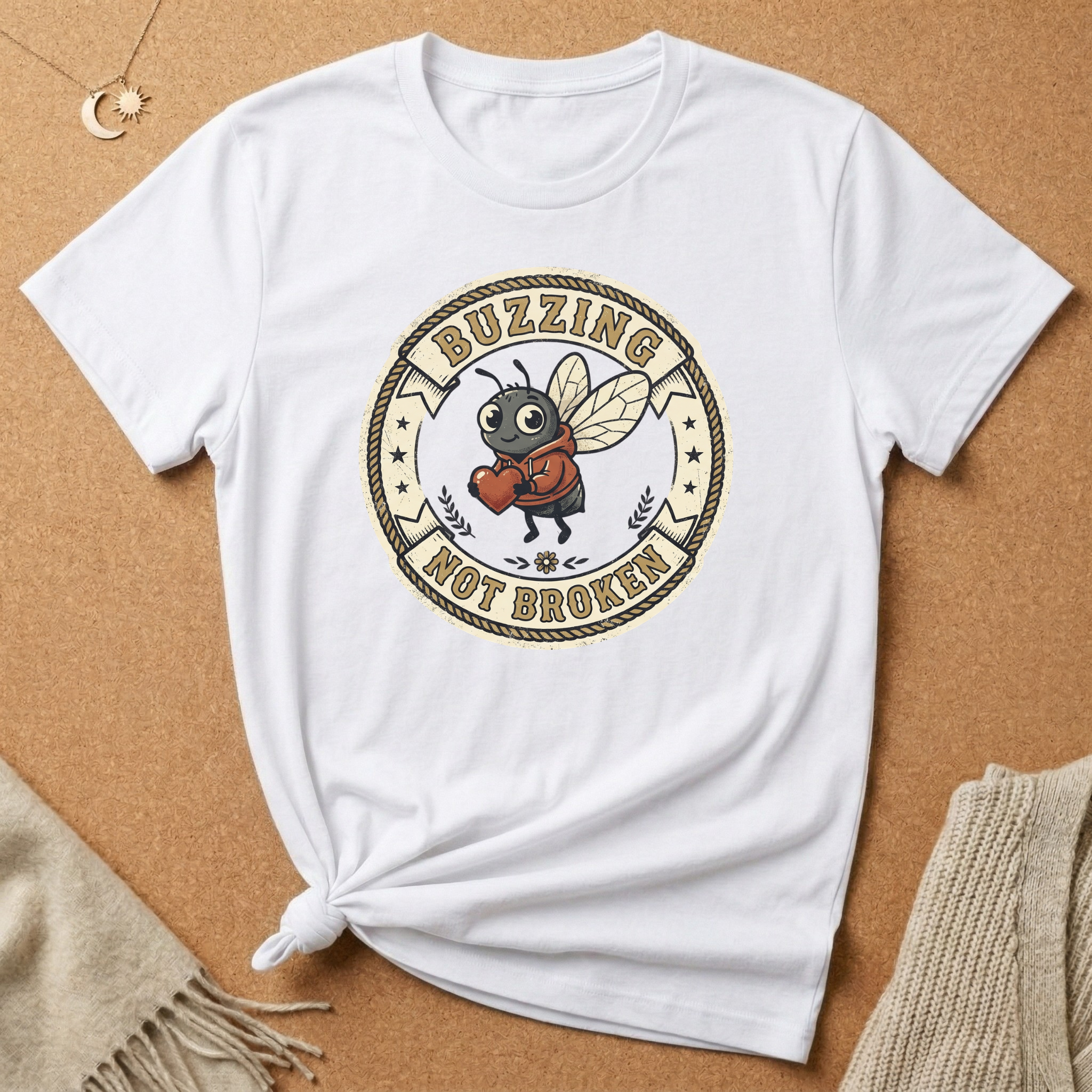 Buzzing Not Broken Tee