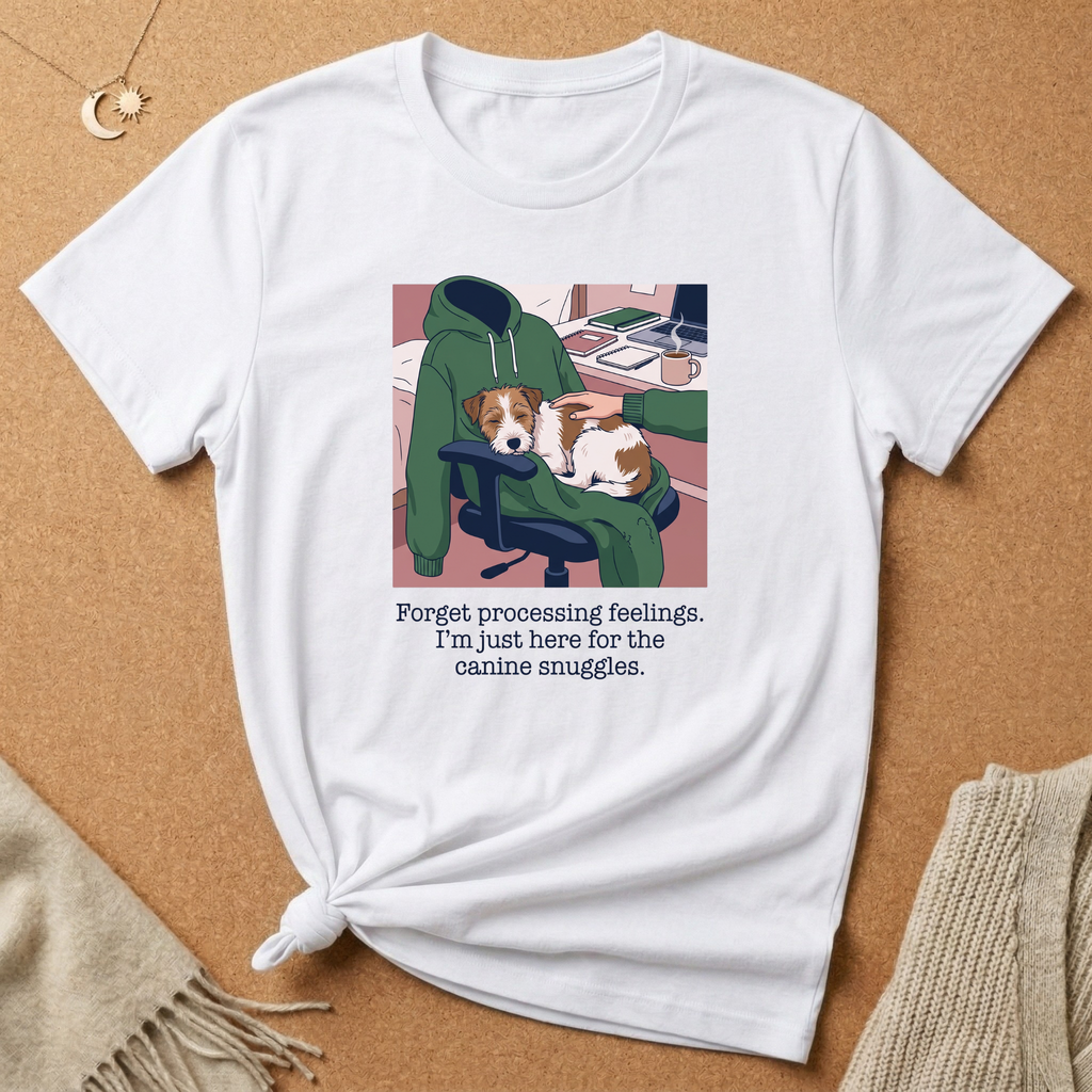 Here For Canine Snuggles Tee