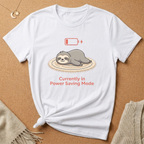 Sloth Power Saving Mode Tee