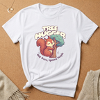 Tree Hugger Squirrel Ignore People Tee