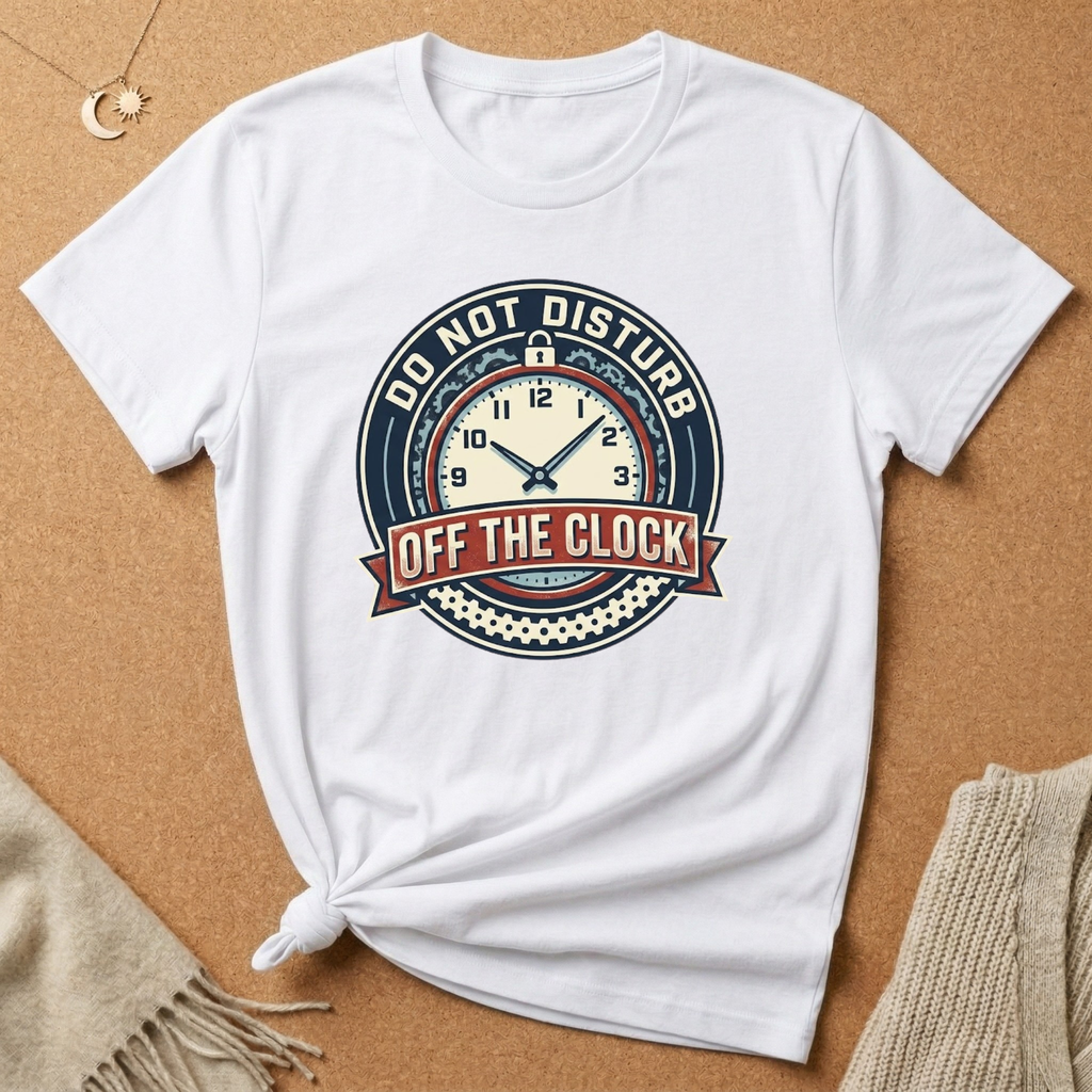 Do Not Distrub Clock Tee