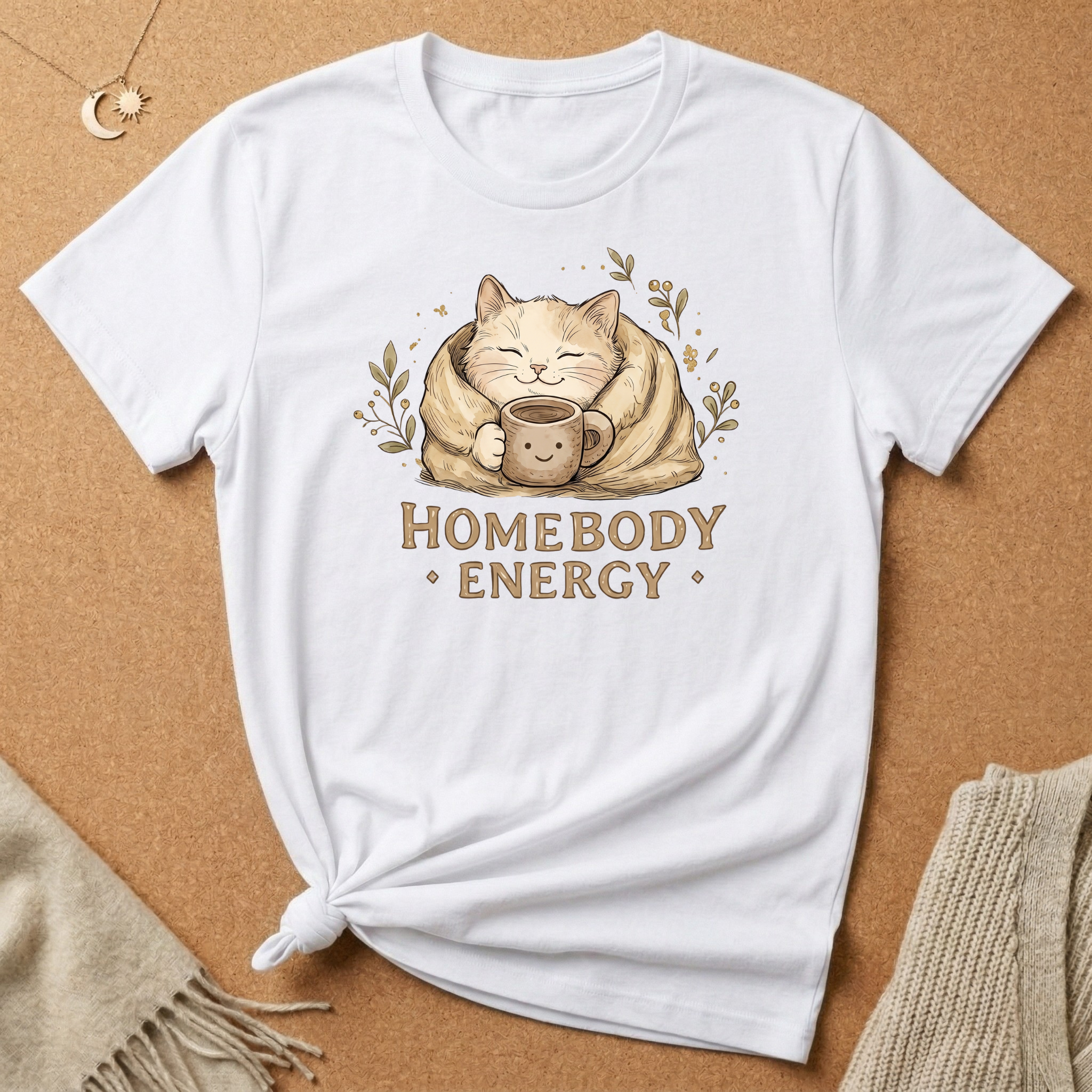Homebody Energy Cat Tee