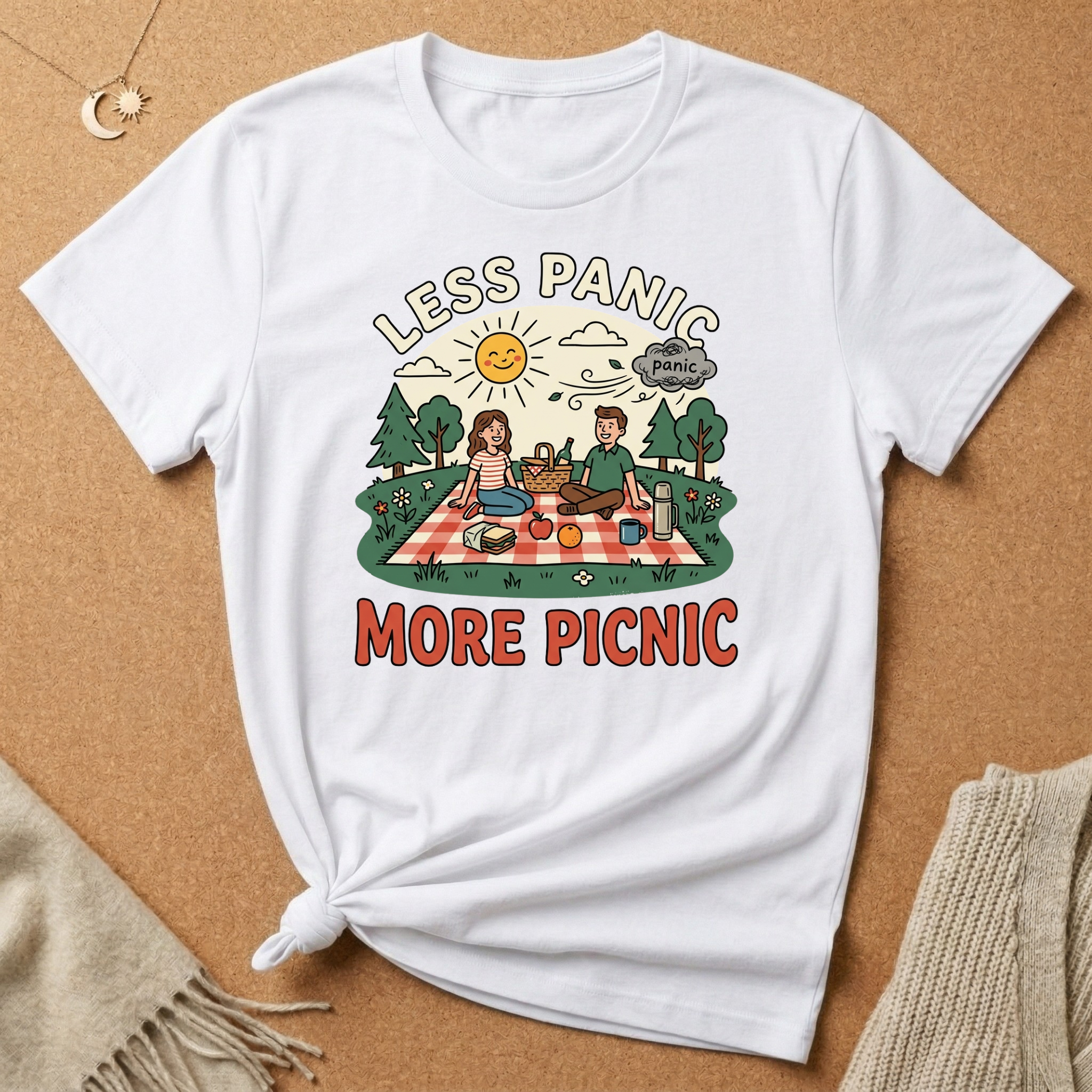 Less Panic, More Picnic Tee