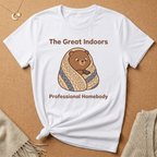 The Great Indoors Tee – "Professional Homebody" Cozy Bear Tee