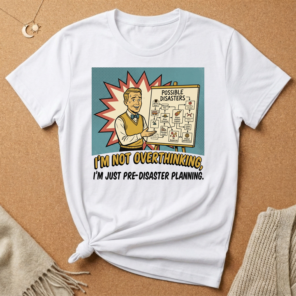 I'm Not Overthinking, I'm Just Pre-Disaster Planning Tee